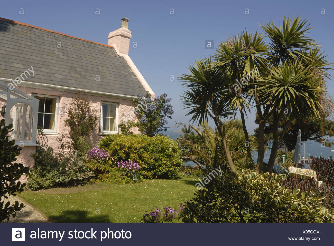 Cottage S Garden Herm Island Bailiwick Of Guernsey British