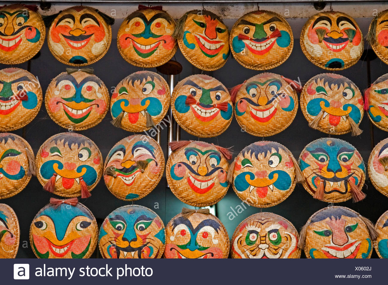 Traditional Vietnamese Masks High Resolution Stock Photography and