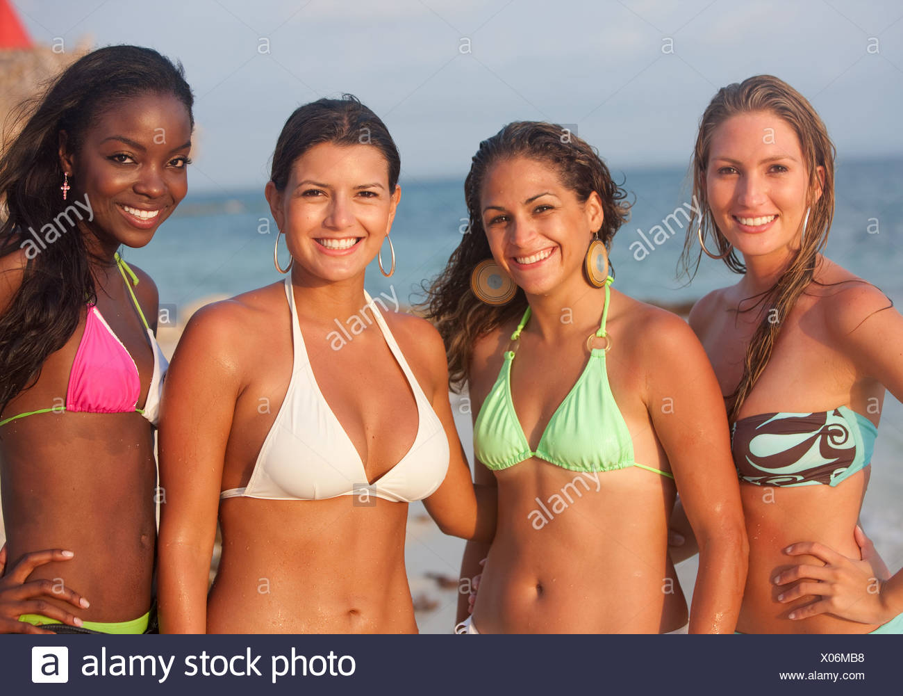 women in bikinis