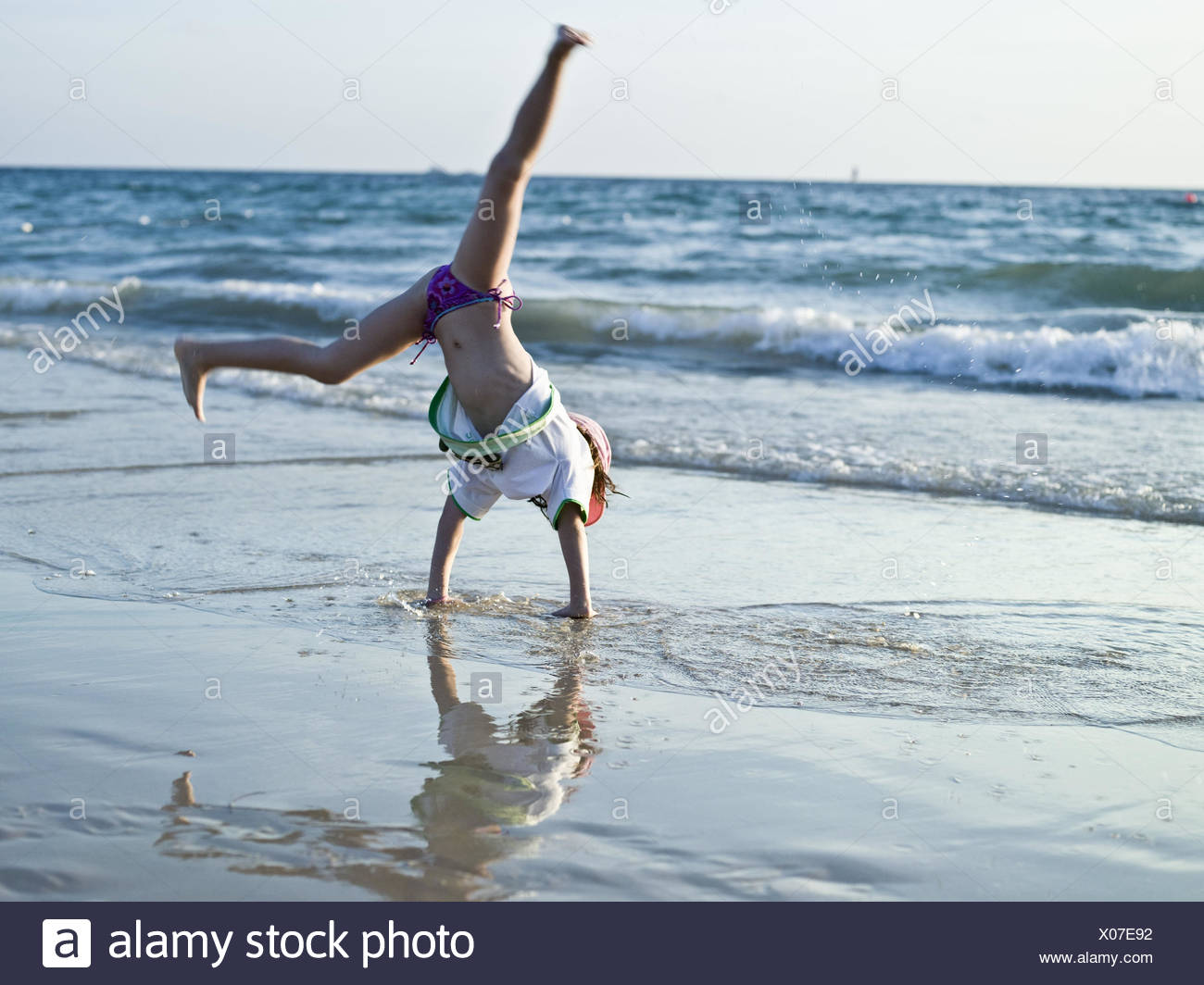 Beach Gymnastics High Resolution Stock Photography and Images - Alamy