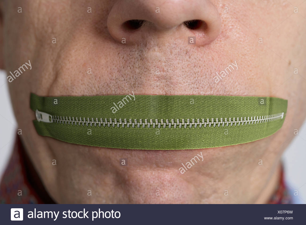 Zipped Mouth High Resolution Stock Photography and Images Alamy