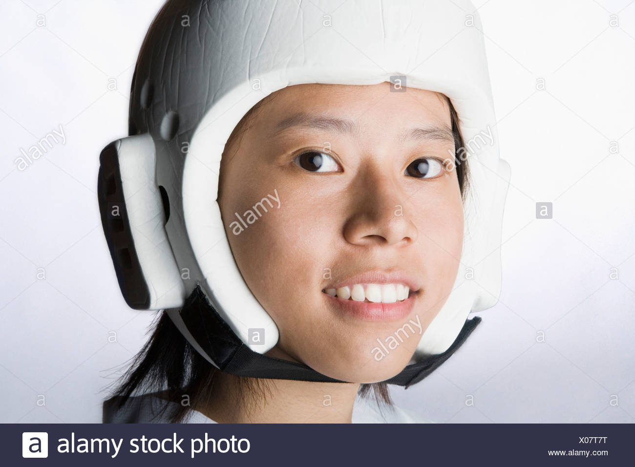 Lady Wearing Helmet High Resolution Stock Photography and Images - Alamy