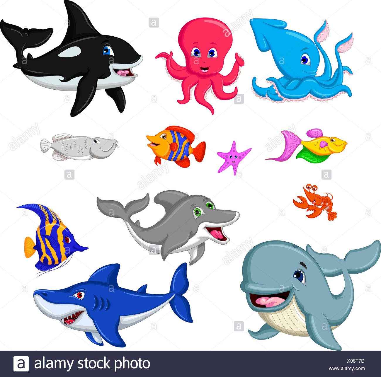 Cartoon Shrimp High Resolution Stock Photography and Images - Alamy