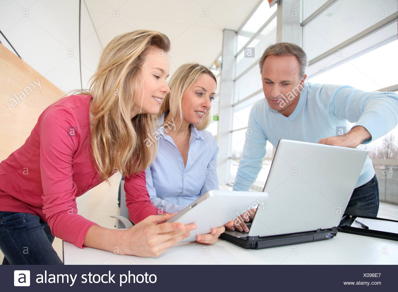 Woman Laptop Notebook Computers Computer Desk Education Teen