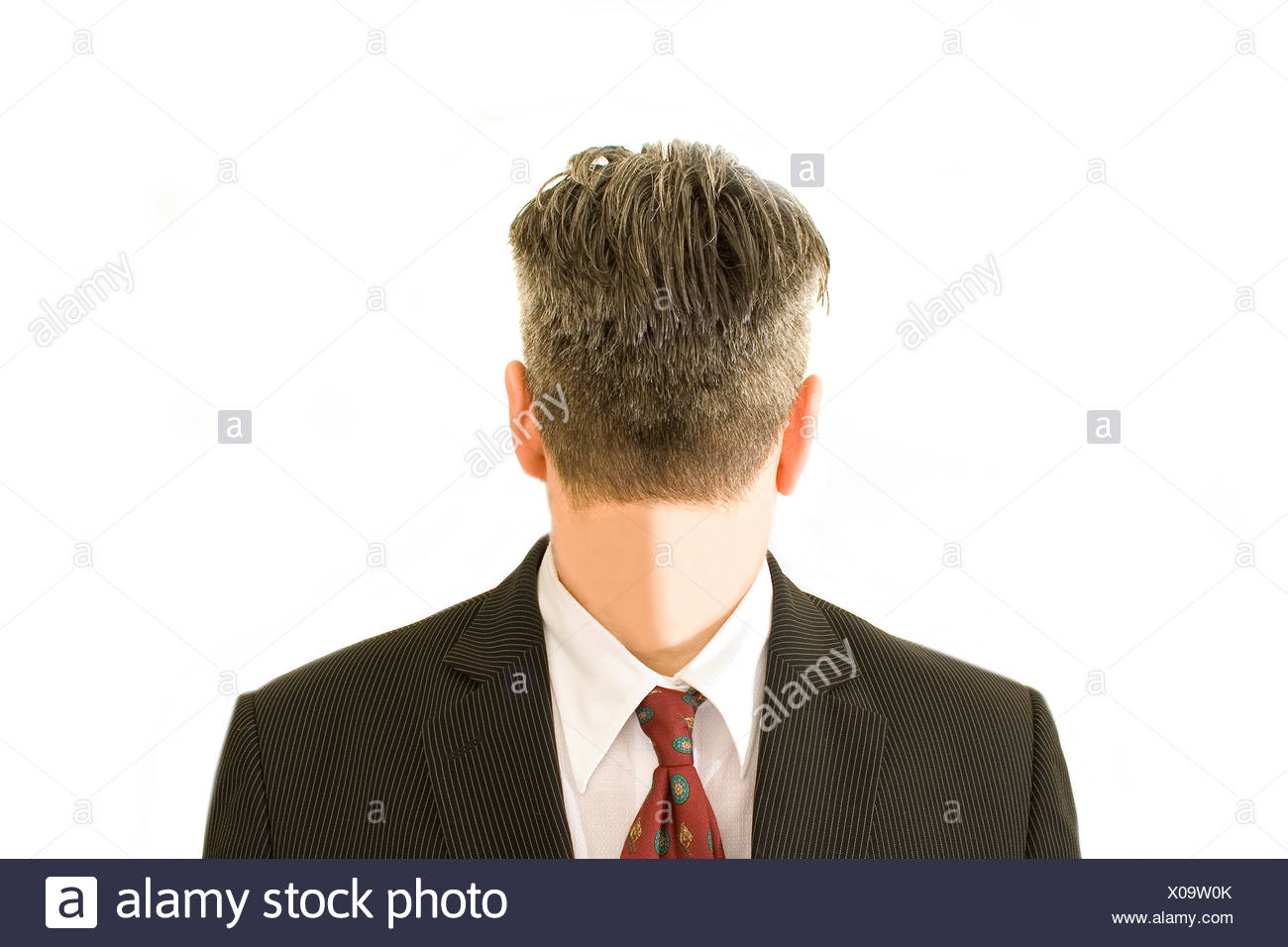Man with his head turned Man with his head turned