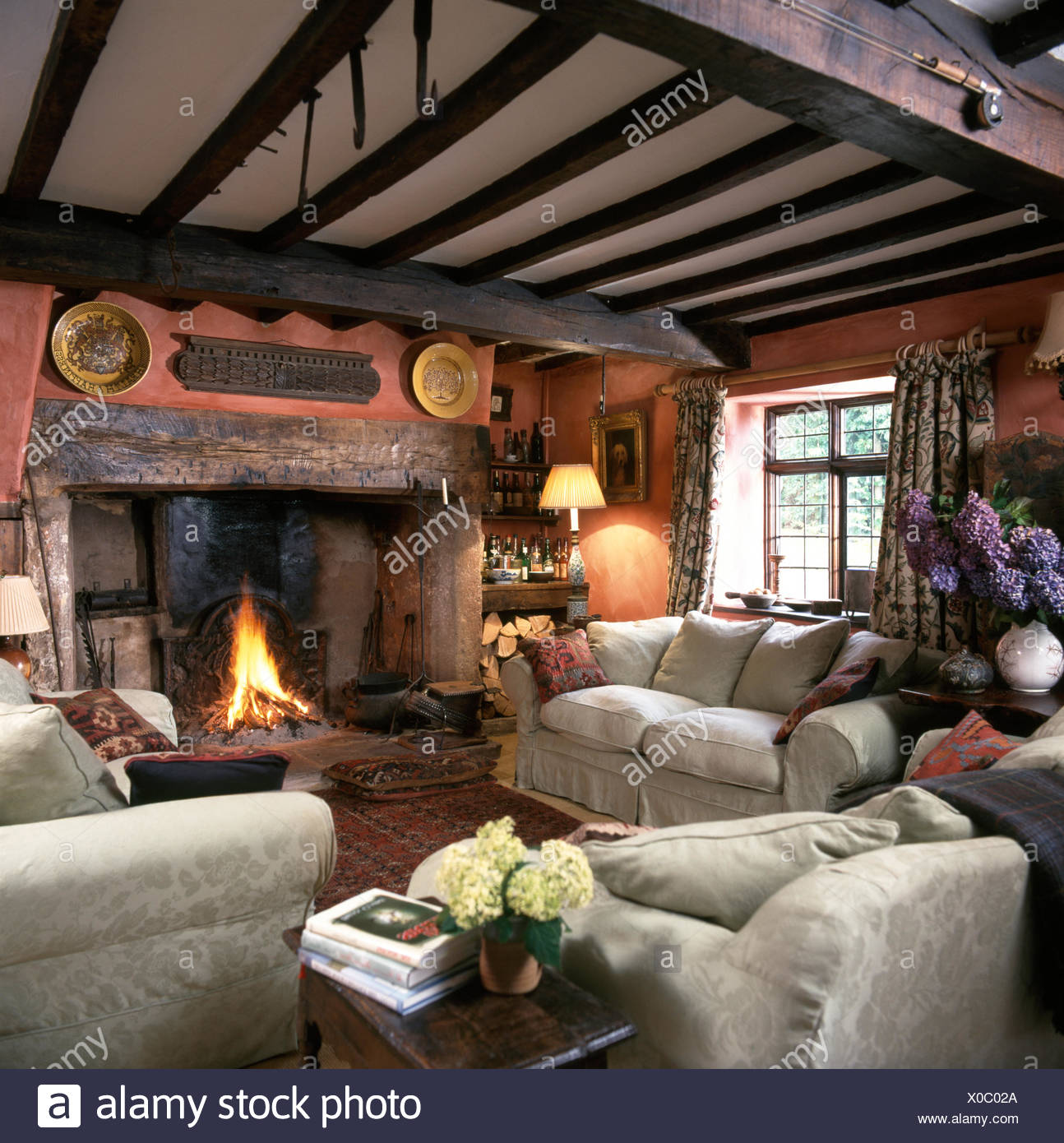 Inglenook Fireplace Stock Photos Inglenook Fireplace Stock