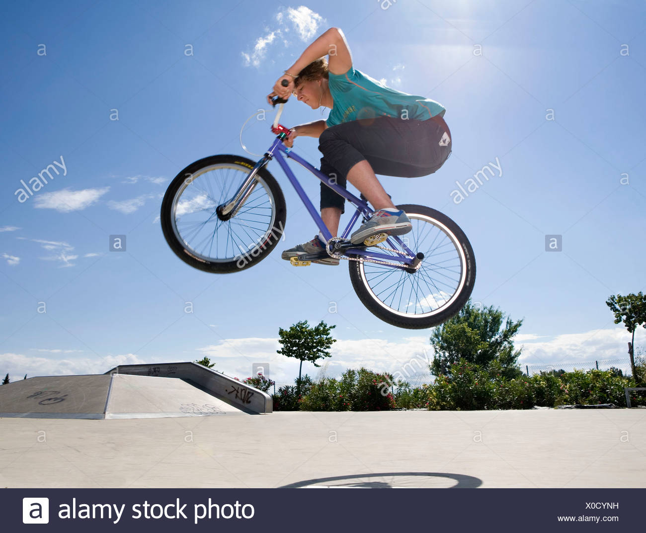 Teenage Boy Bike High Resolution Stock Photography and Images - Alamy