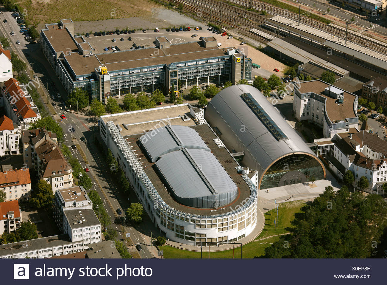 Aerial view, central station, station district, new station district ... Aerial view, central station, station district, new station district ...