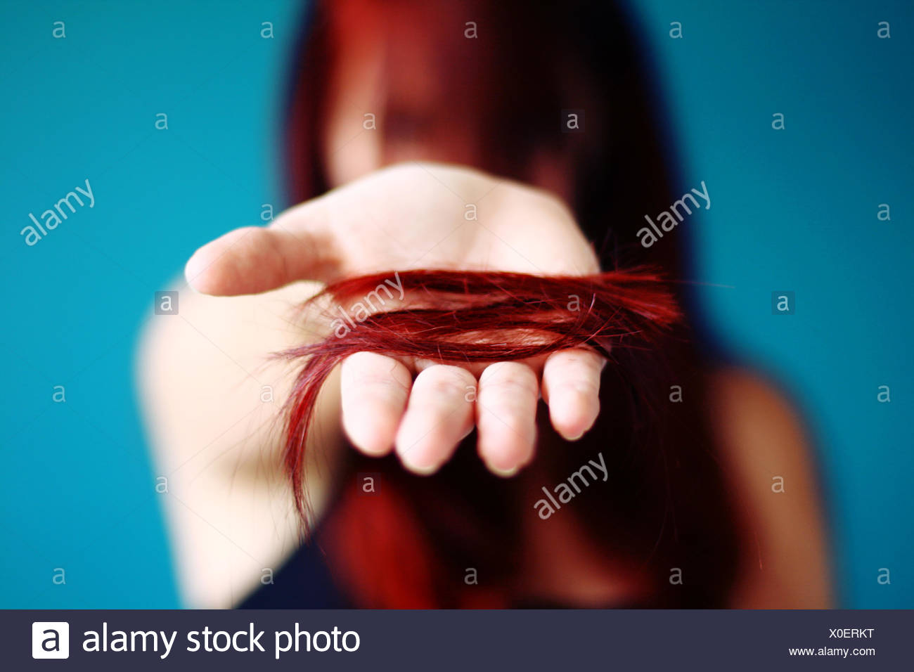 Cutting Off Hair High Resolution Stock Photography and Images Alamy