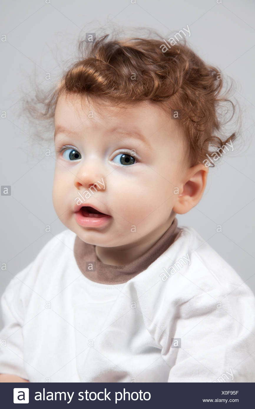 happy 8 months old baby boy