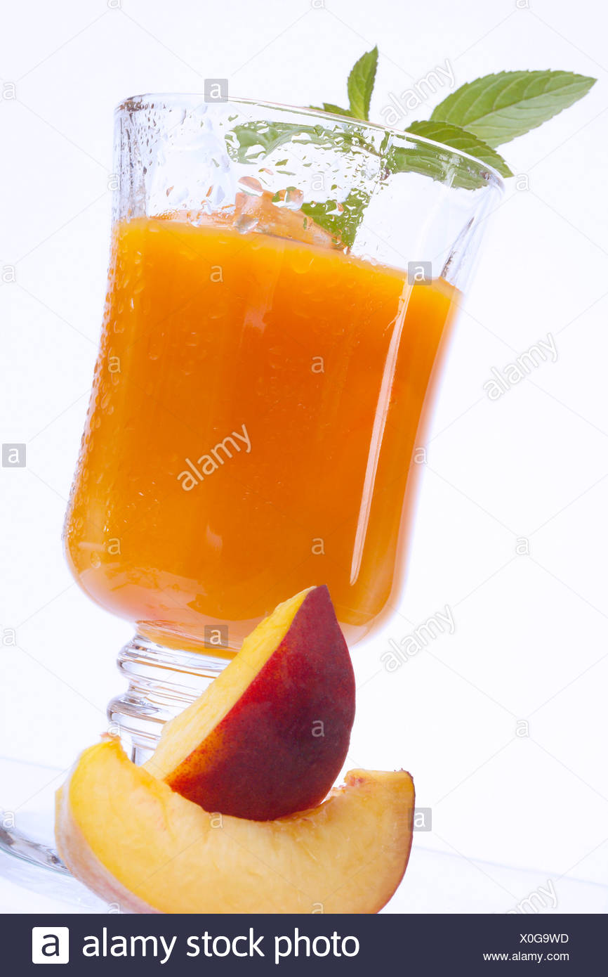 Nectarine juice, close-up Stock Photo: 275724889 - Alamy