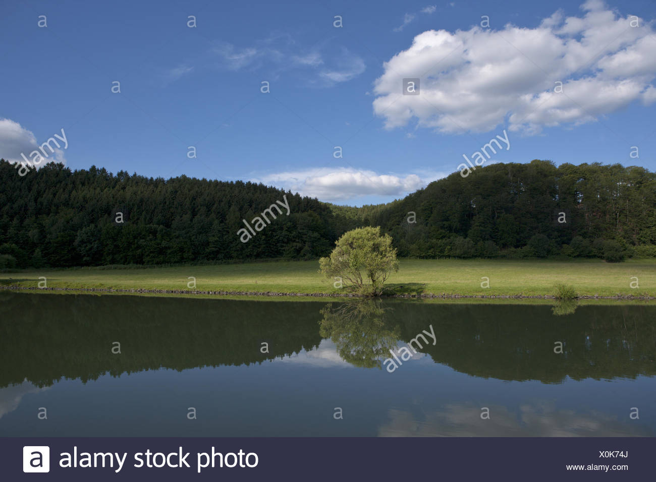 reservoir Ehreshoven Stock Photo