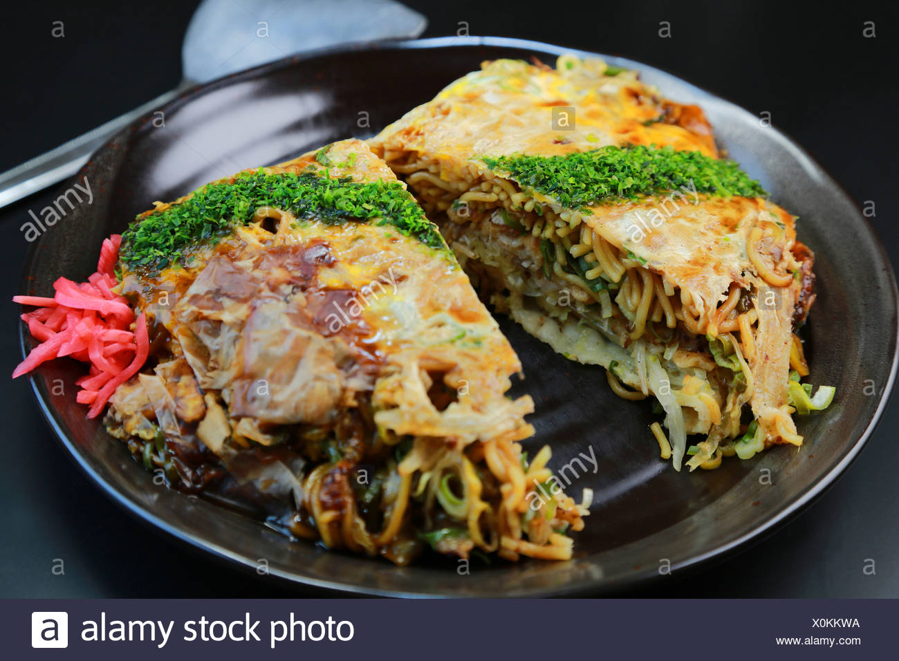 Hiroshima Yaki Stock Photo Alamy