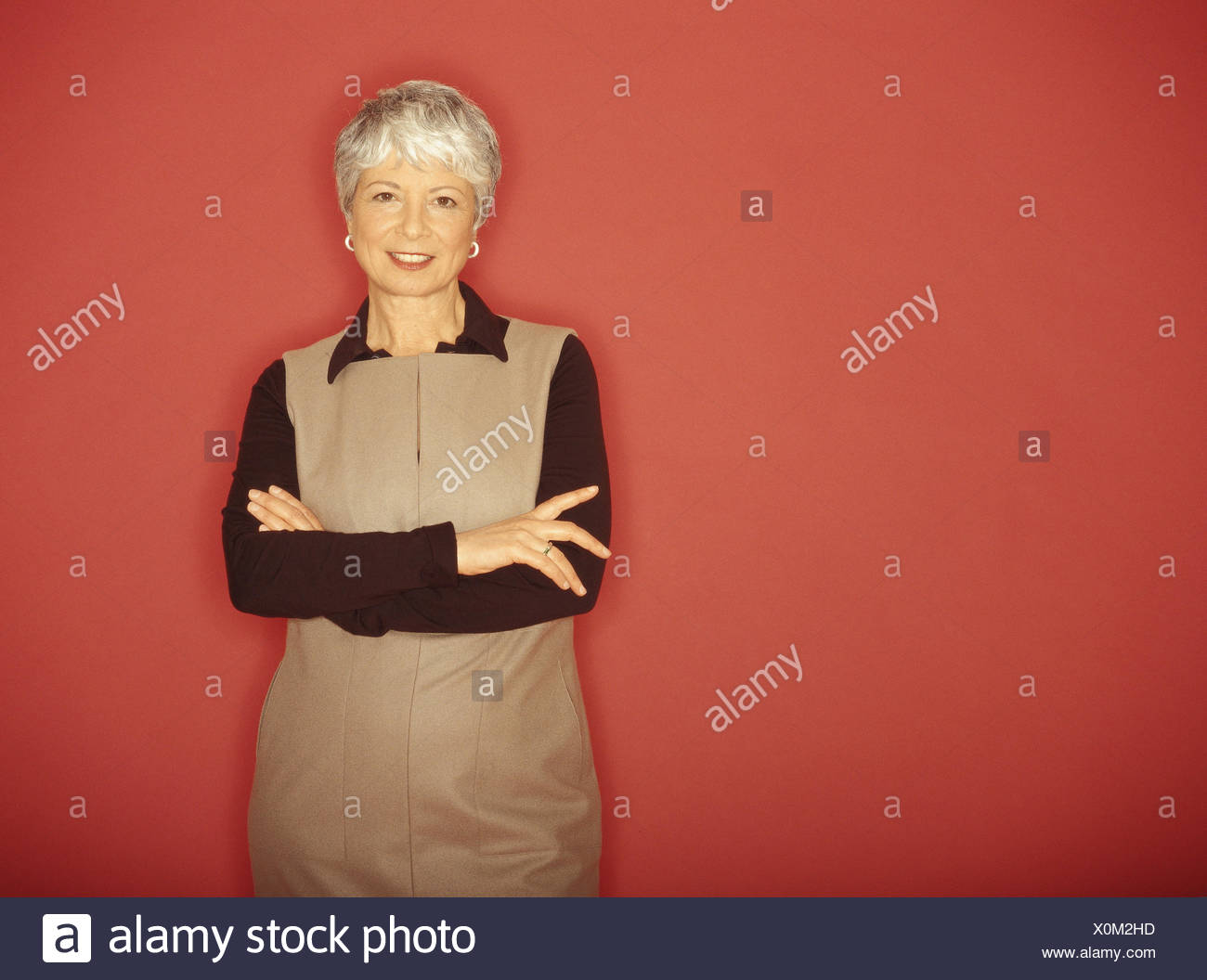 Senior Poor Halbportrat Crosses Women Portrait Woman 60 70