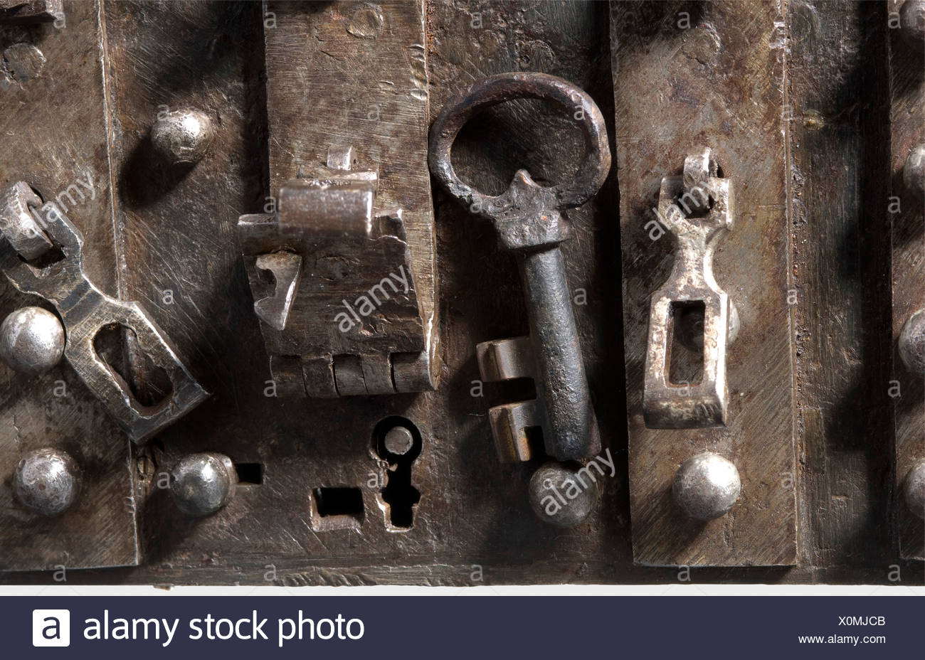 A Nuremberg Small Strongbox Ca 1540 Rectangular Box Made Of