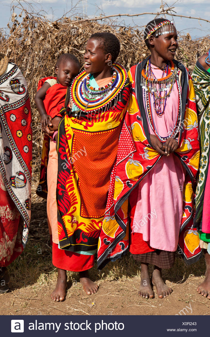 Kenya Women Dress Traditional High Resolution Stock Photography and