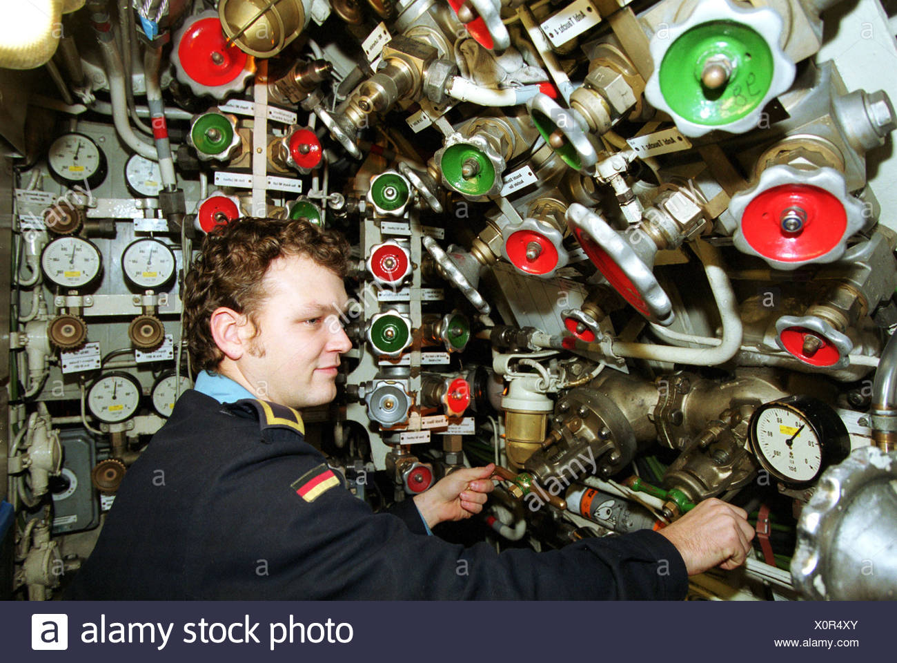 Control Room Of A Submarine Stock Photos Control Room Of A