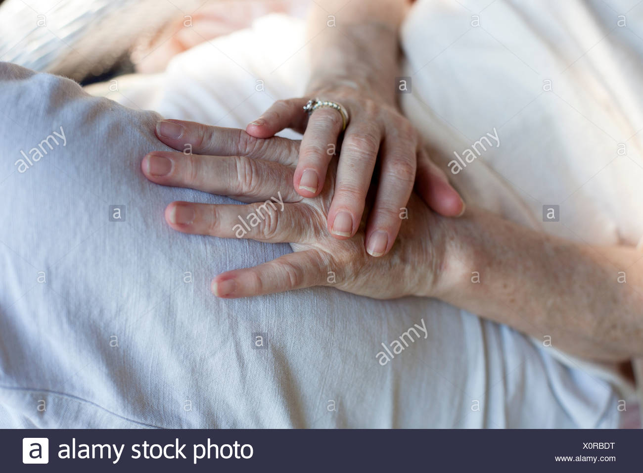 Hand On Her Thigh High Resolution Stock Photography and Images Alamy