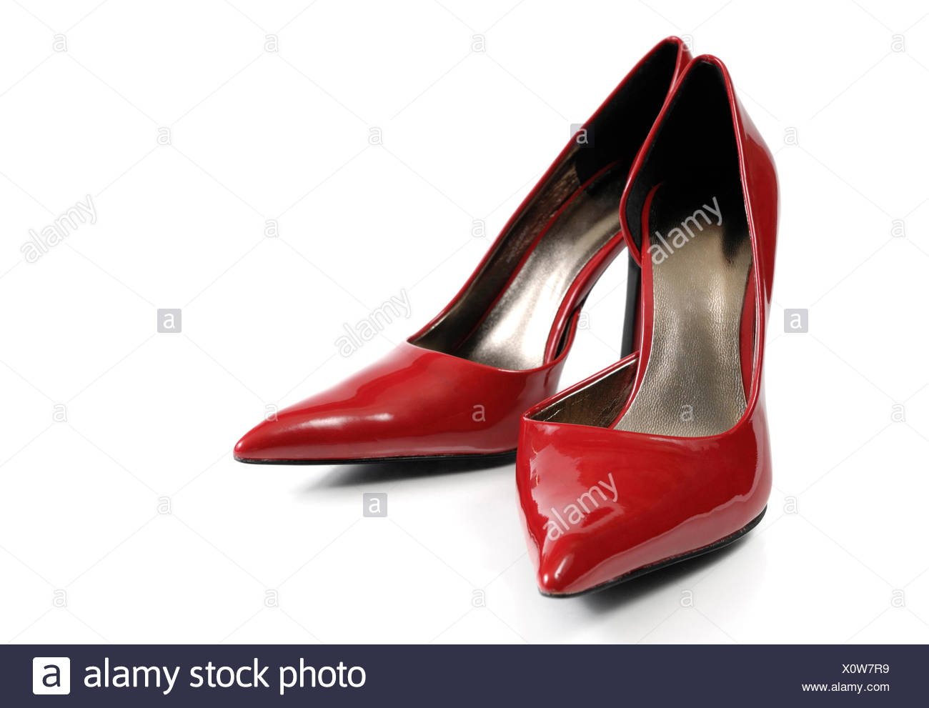 stylish shoes red