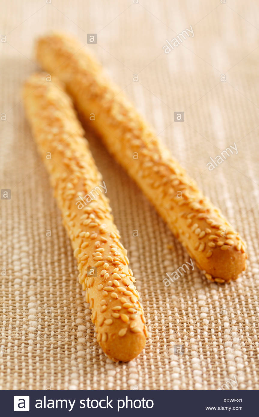 Sesame Seed Breadsticks High Resolution Stock Photography and Images