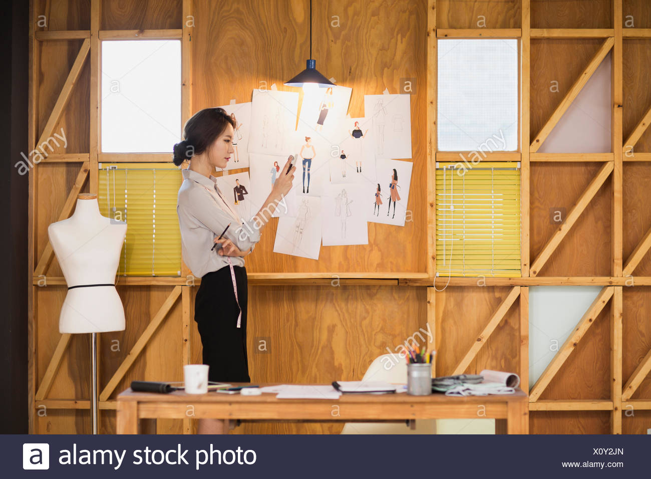 Female Fashion Designer At Workroom Stock Photo 275960685