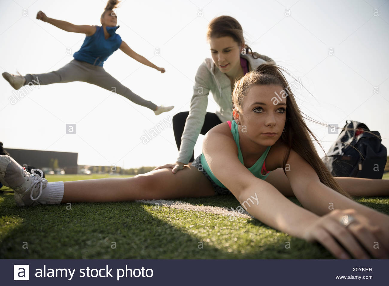 Young teen girl cheerleader consider, that Something Young teen girl cheerleader apologise, but