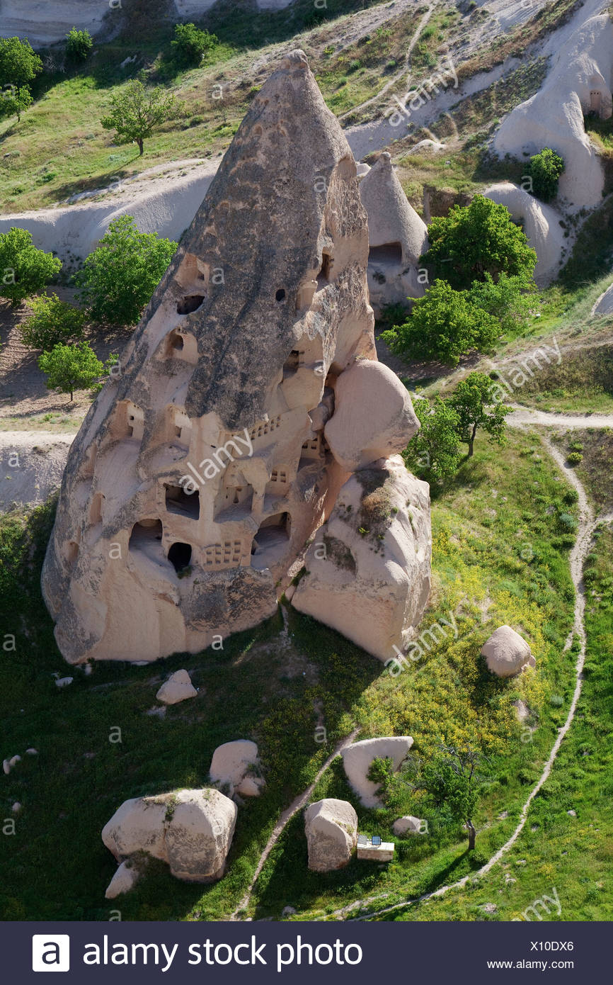 Inside Rock House Uchisar Cappadocia High Resolution Stock Photography