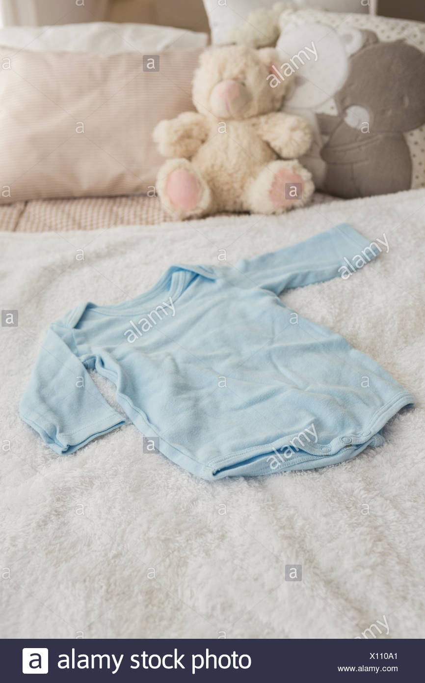 teddy bear from baby clothes