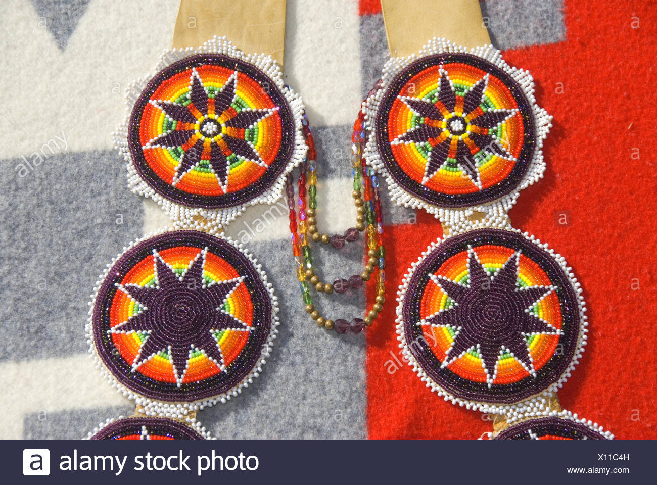 Native American beadwork, PiUmeSha Treaty Days Parade, Warm Springs
