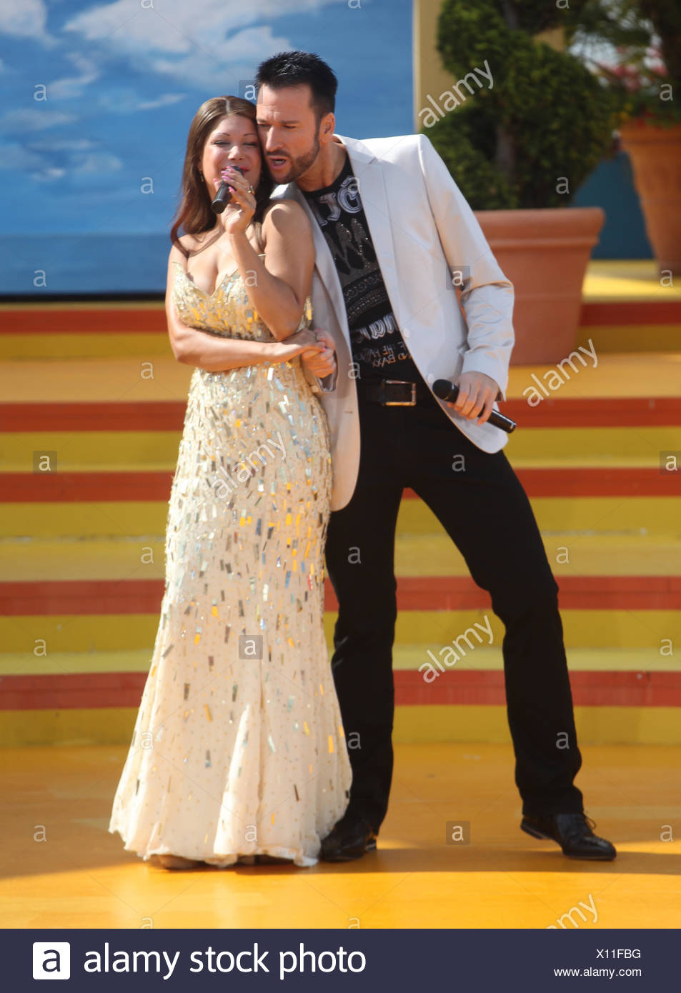 Singer Micheal Wendler And Singer Anika Stock Photo 276014580 Alamy