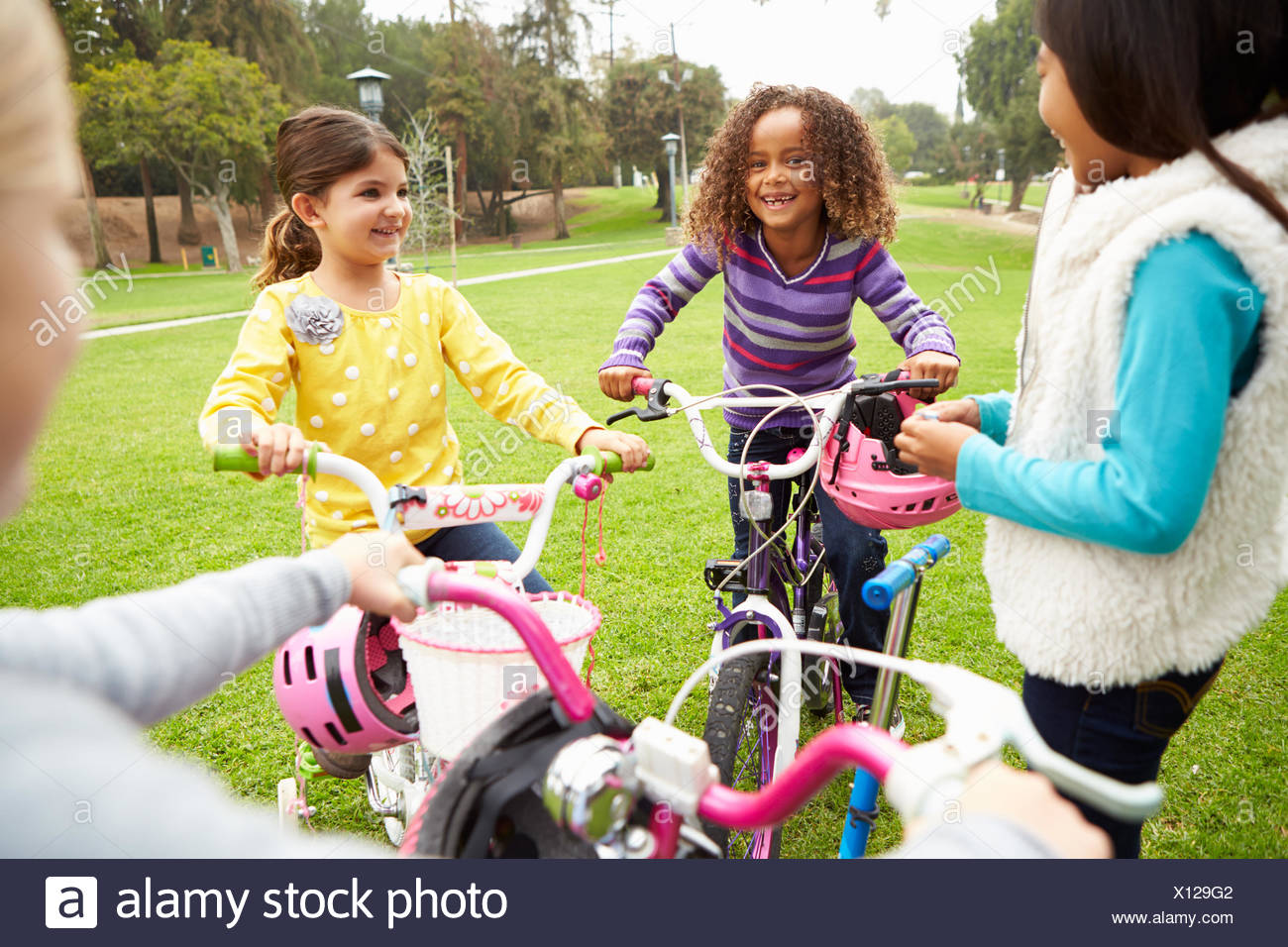 cute girls on bikes