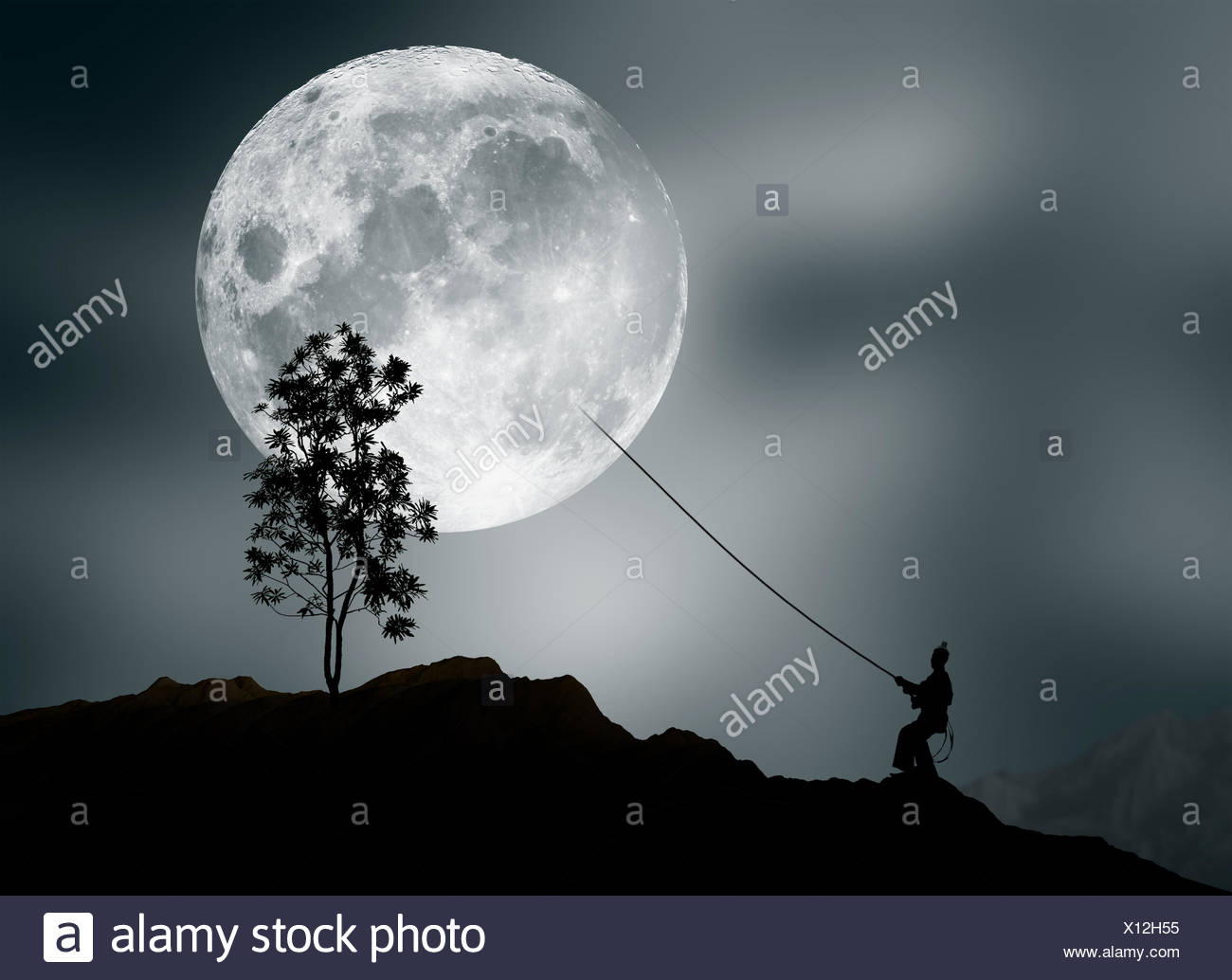 Full Moon Night Sky High Resolution Stock Photography and Images - Alamy