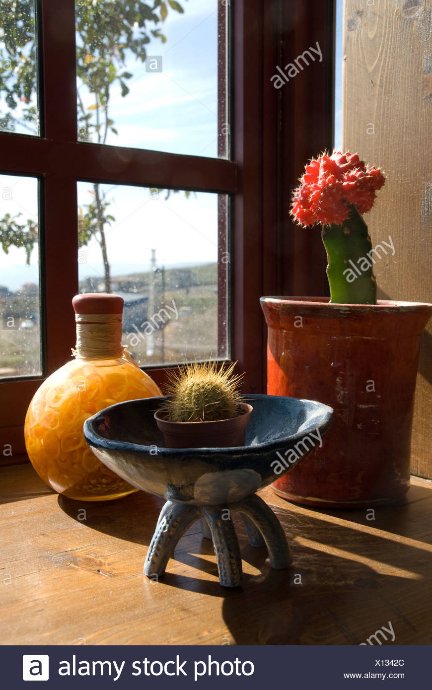 Windowsill Decoration And Interior Design Stock Photo 276049604