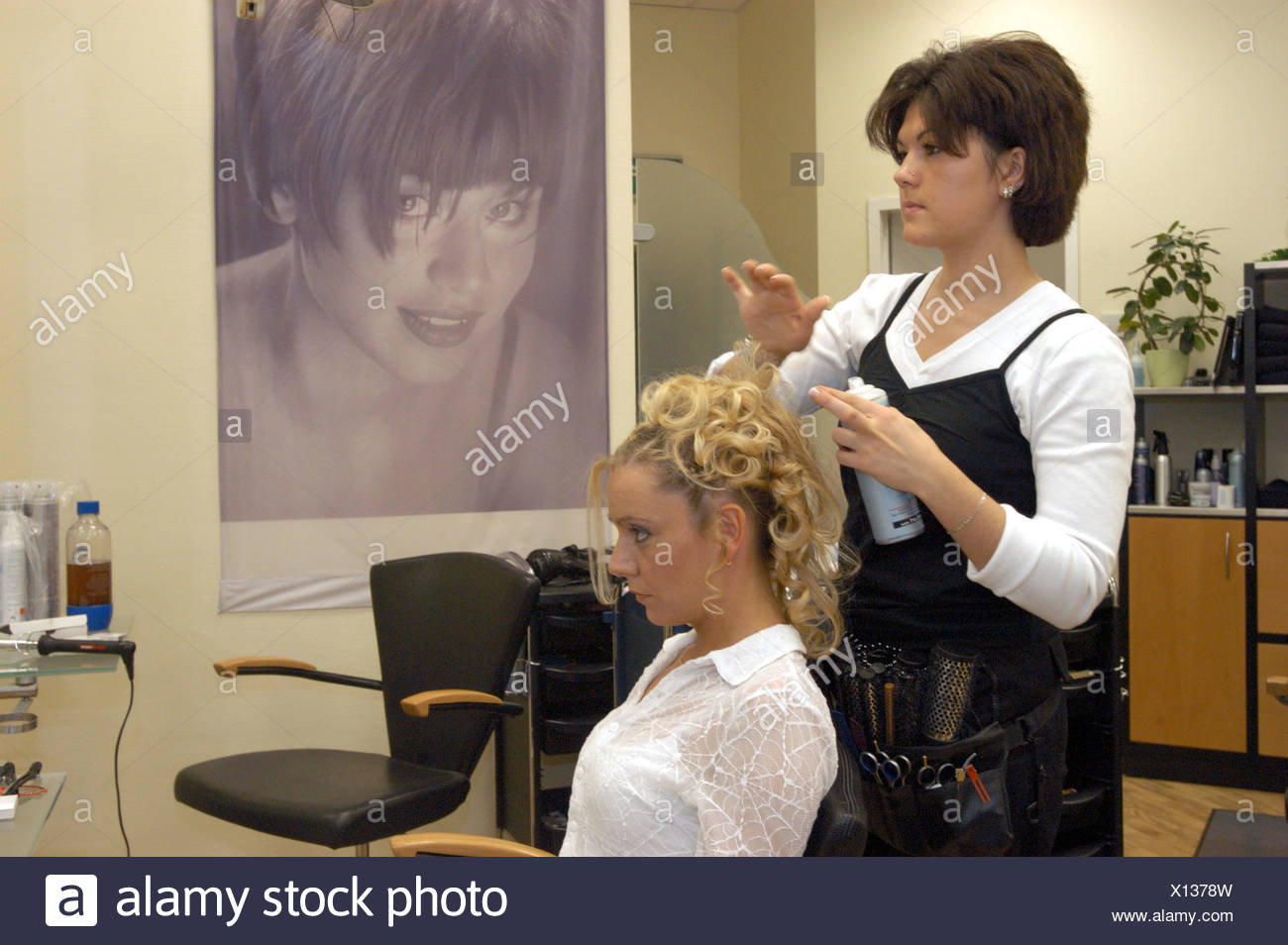Berlin Hairdresser Teased A Customer Stock Photo 276052137 Alamy