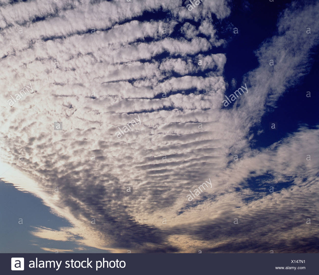 Herringbone Clouds Stock Photos & Herringbone Clouds Stock Images Alamy