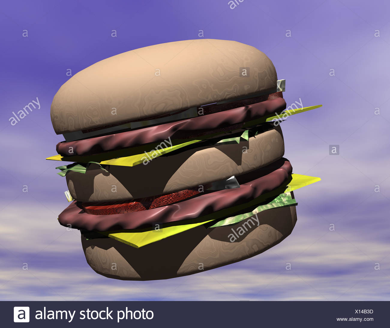 Flying Hamburger Stock Photos & Flying Hamburger Stock Images Alamy