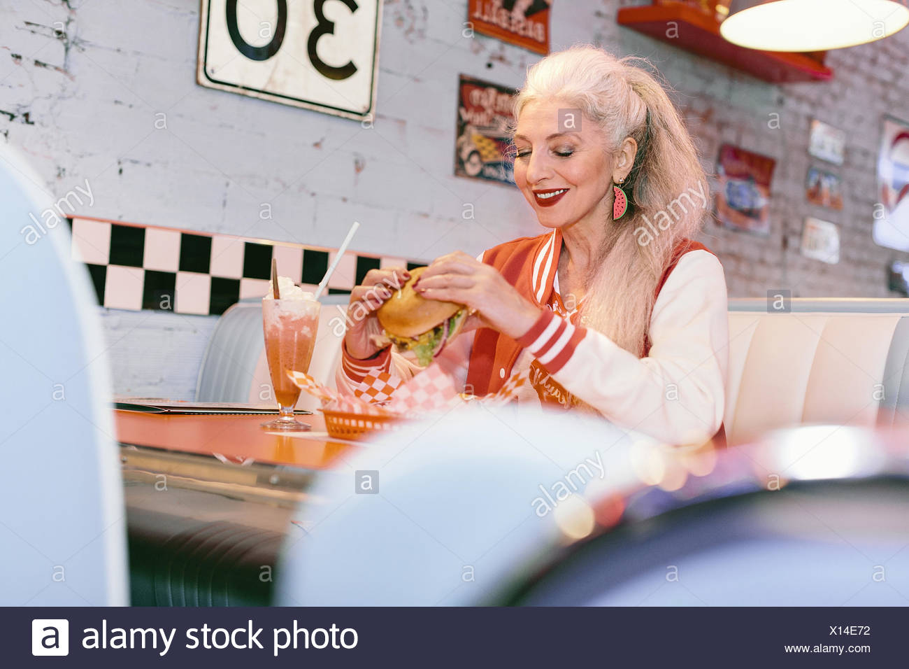 1950s Diner Stock Photos 1950s Diner Stock Images Alamy