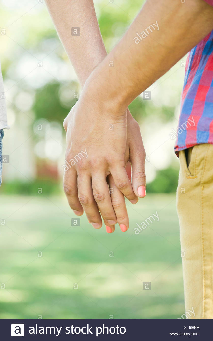 Two Women Holding Hands Back View Stock Photos & Two Women Holding