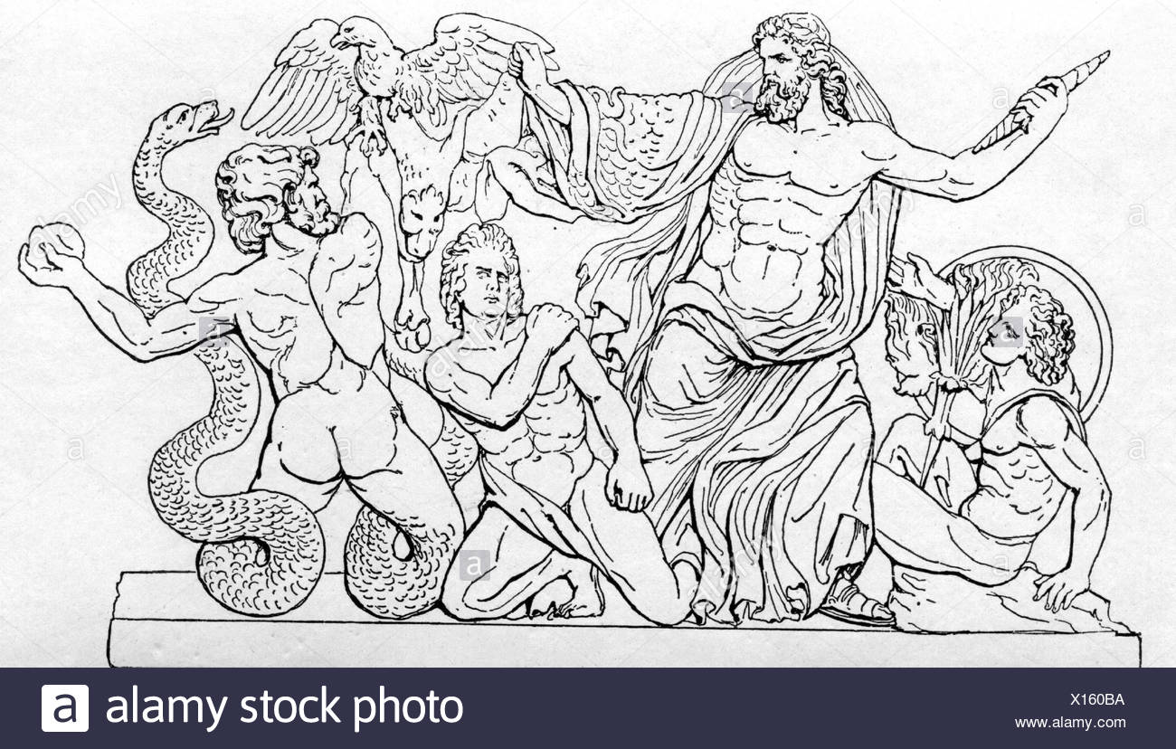 Зевс и Кронос битва из мифологии