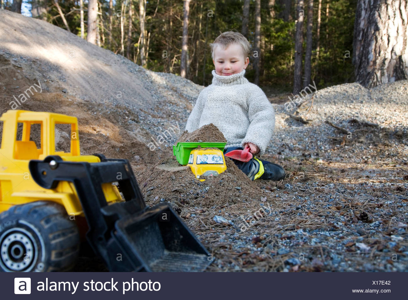 toy backhoe for sandbox