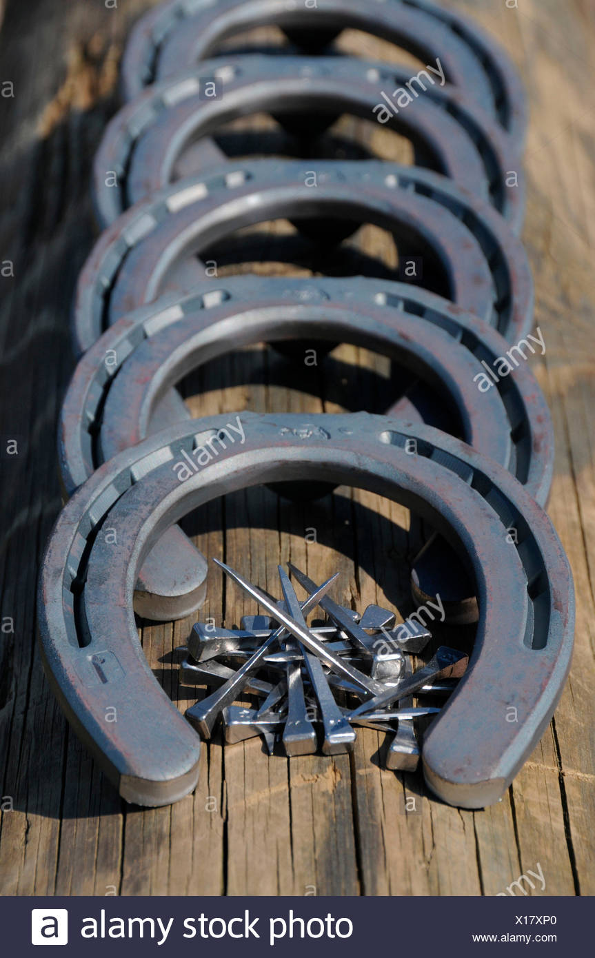 Horse Shoe Nails High Resolution Stock Photography and Images Alamy