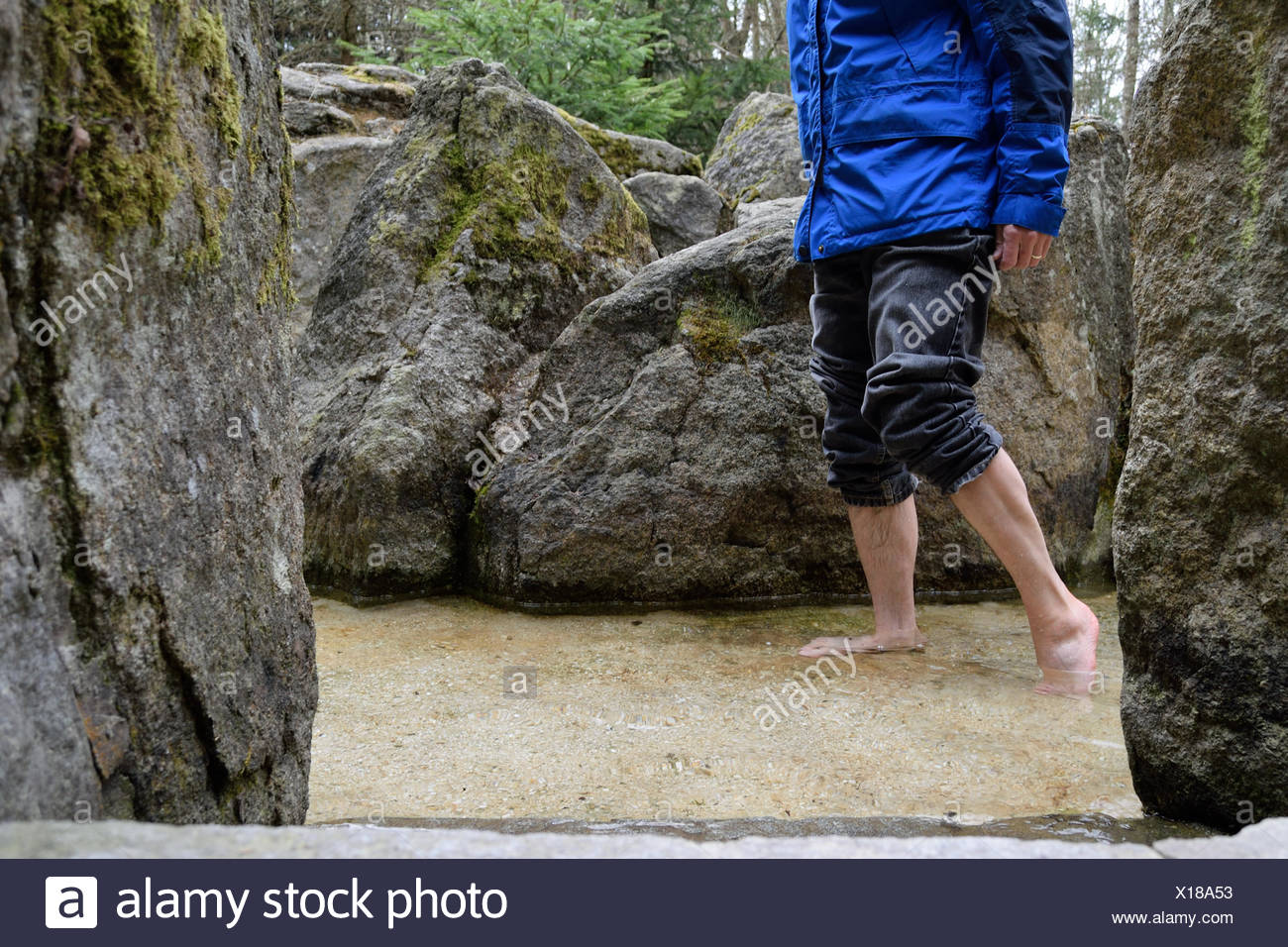 Feet In Cold Water High Resolution Stock Photography and Images Alamy