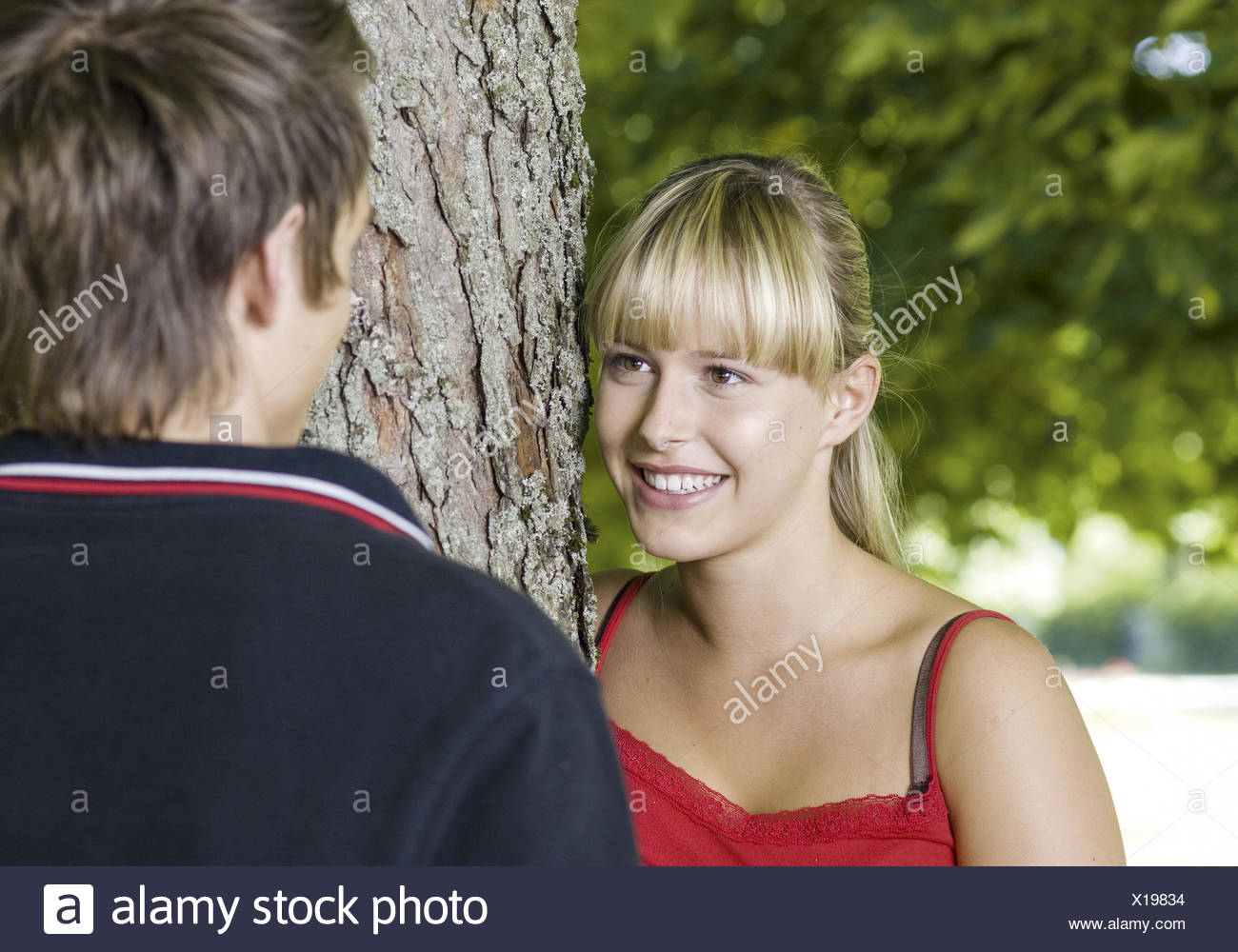 Teenager flirten