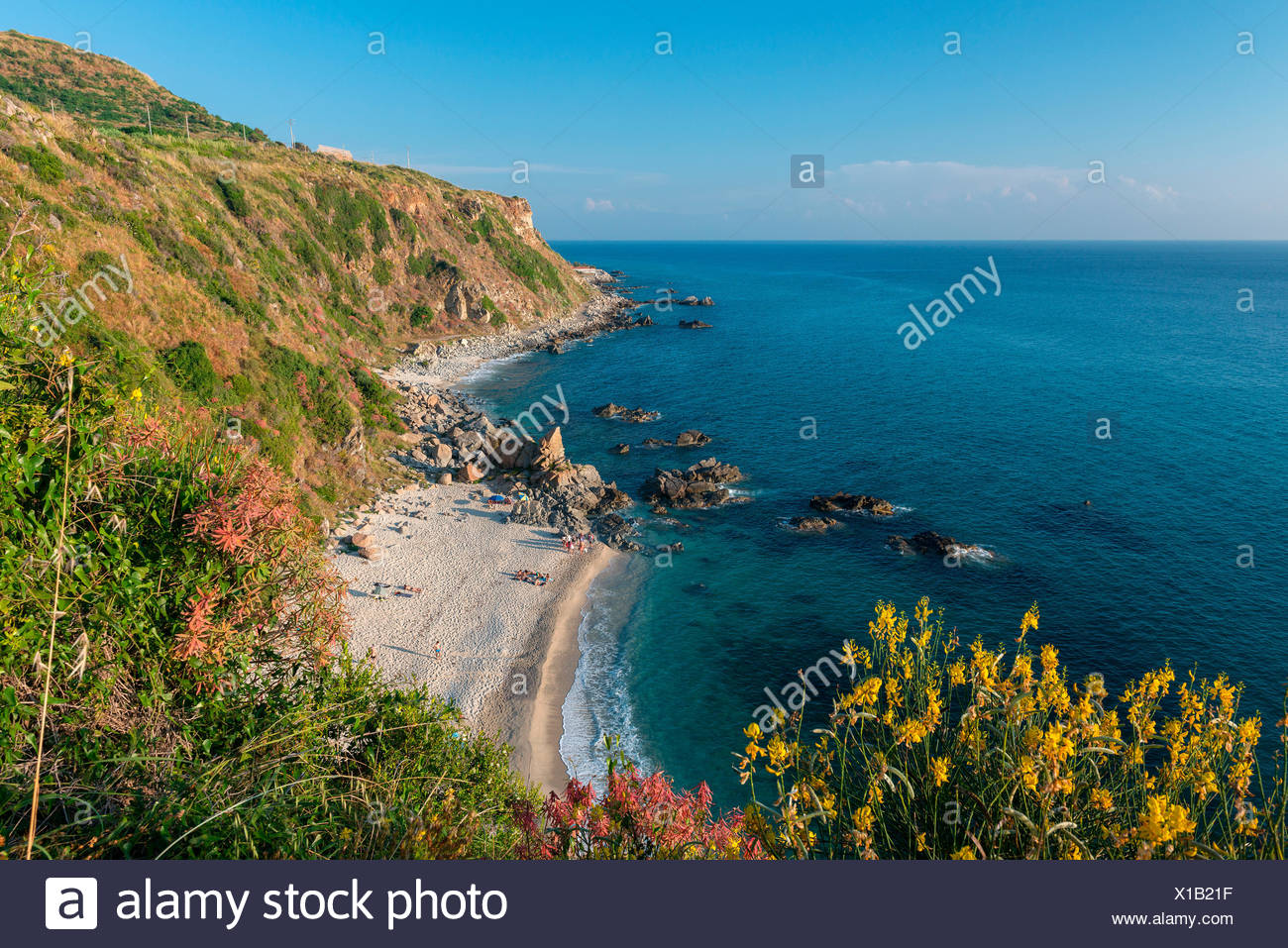 Zambrone Vibo Valentia Calabria Italy The Beach Of Capo