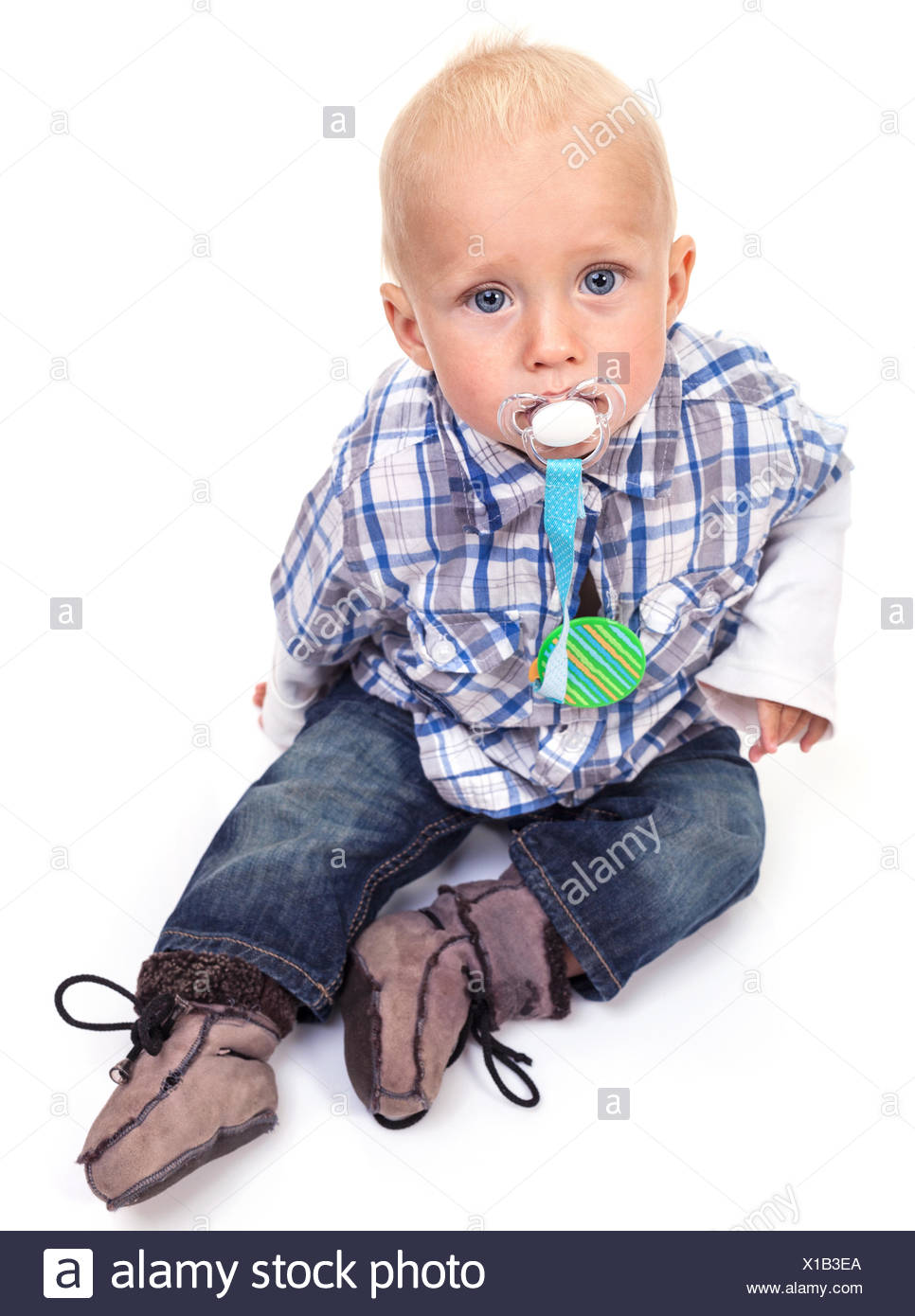 cute blonde baby boy