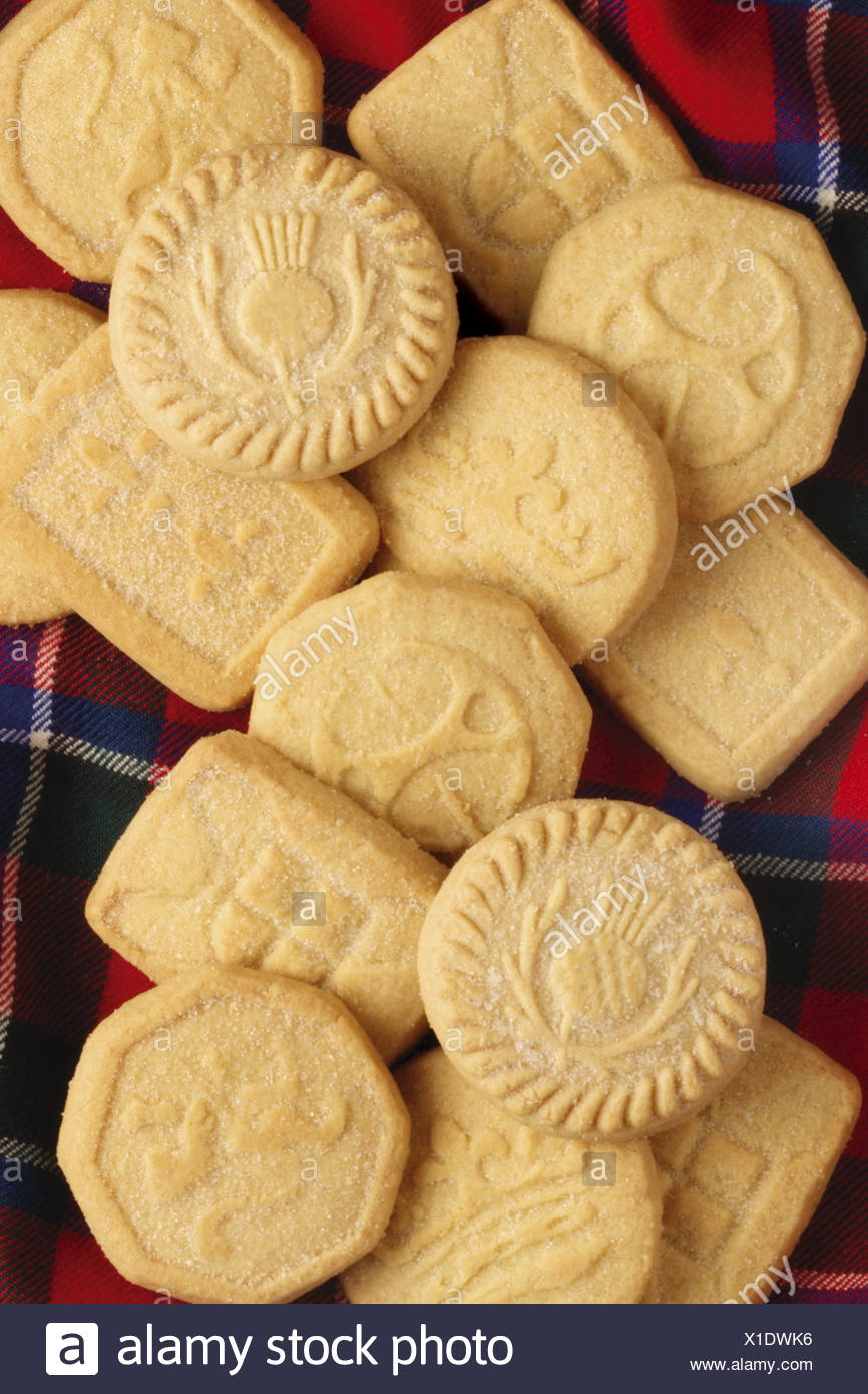 Scottish Shortbread Cookies Stock Photo Alamy