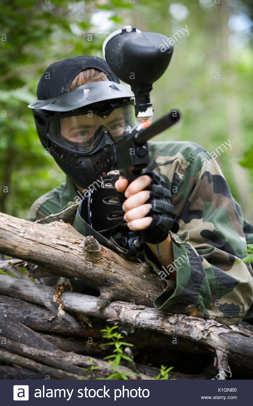 Paintball Gun Stock Photos & Paintball Gun Stock Images Alamy