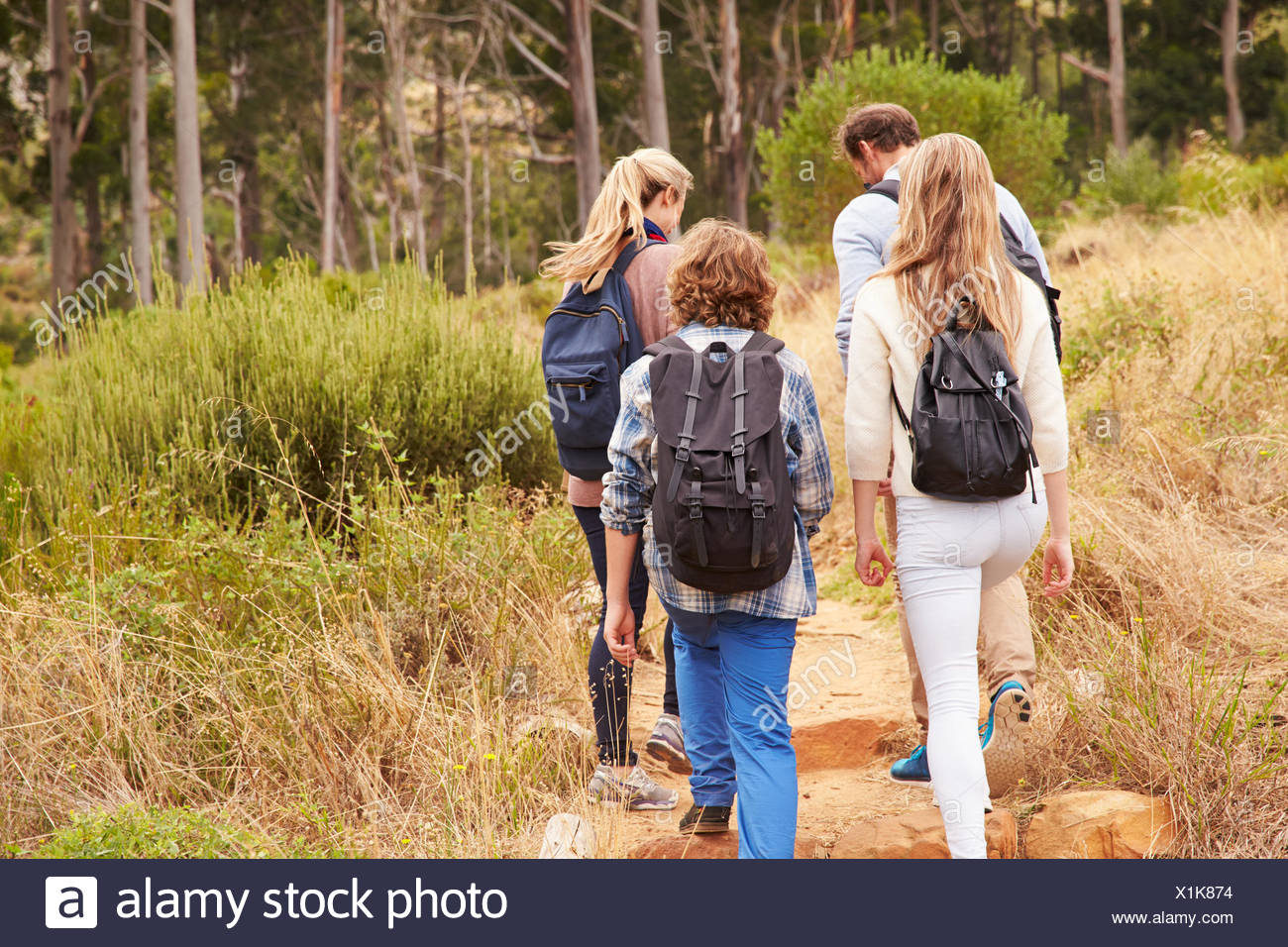 Back View Of A Woman Walking High Resolution Stock Photography and ...