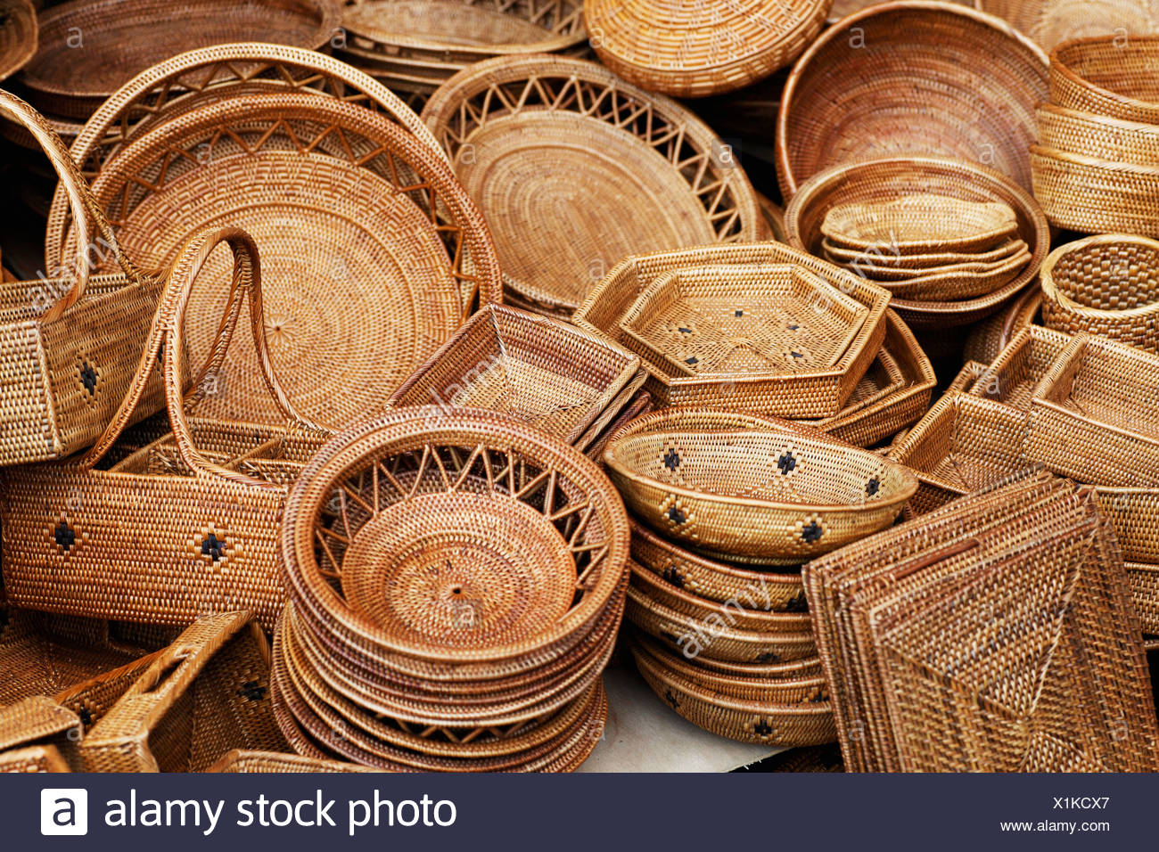 Woven Baskets High Resolution Stock Photography and Images - Alamy
