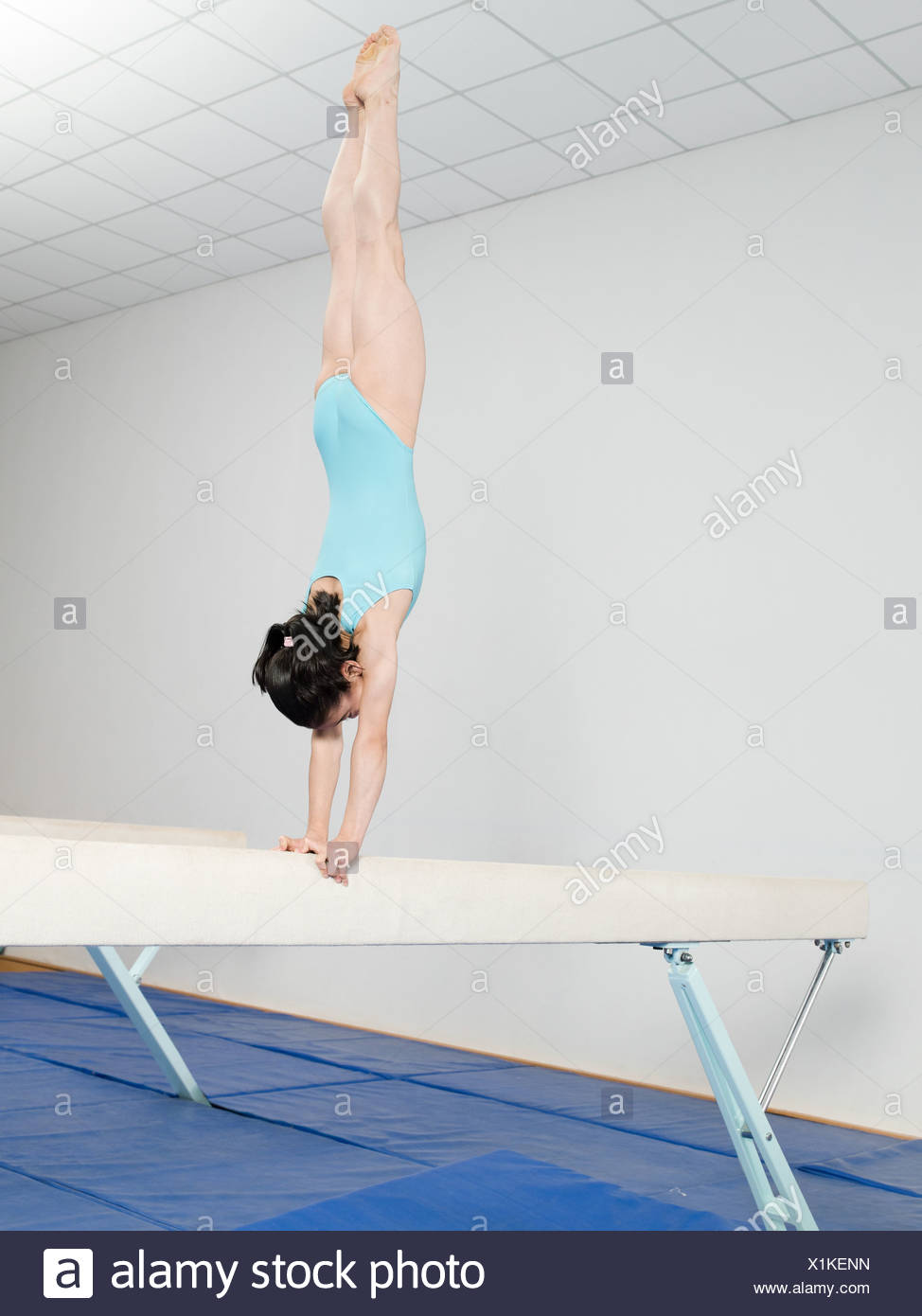 Gymnastics Balance Beam Stock Photos & Gymnastics Balance Beam Stock
